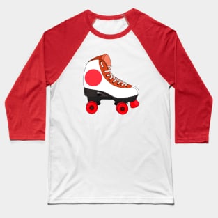 Roller Skating Japan Baseball T-Shirt